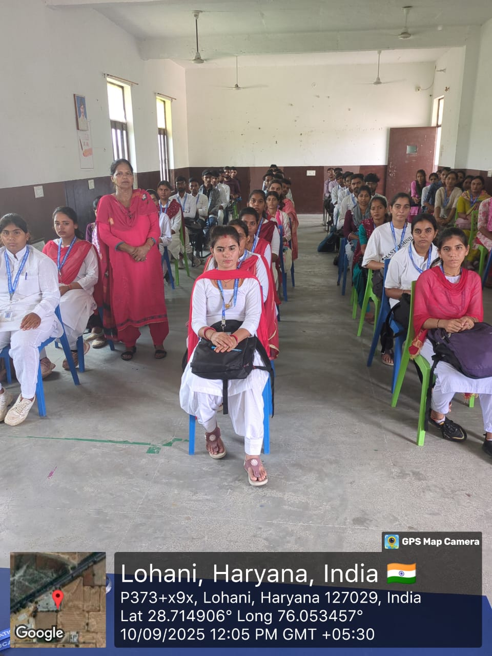 Classroom session at Shivam College