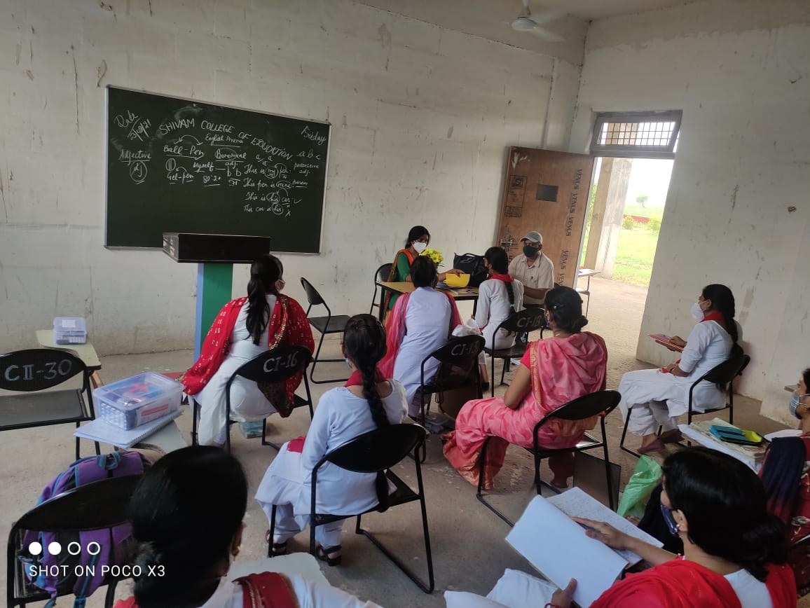 Student activity at Shivam College